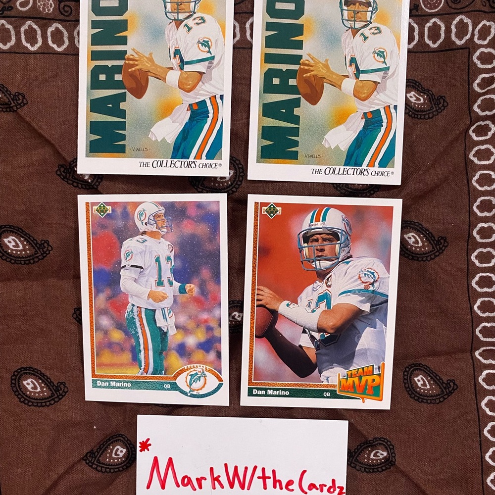 1991 NFL Upper Deck Dan Marino Lot